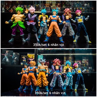 Mô hình dragon ball set 6 nhân vật 7 viên ngọc rồng