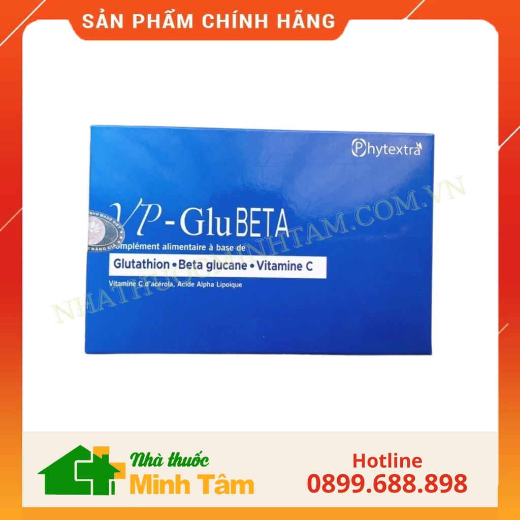 VP–GluBETA Thực Phẩm Chức Năng Chống Oxy Hóa, Tăng đề kháng, Giảm tinh trùng dị dạng, bất thường