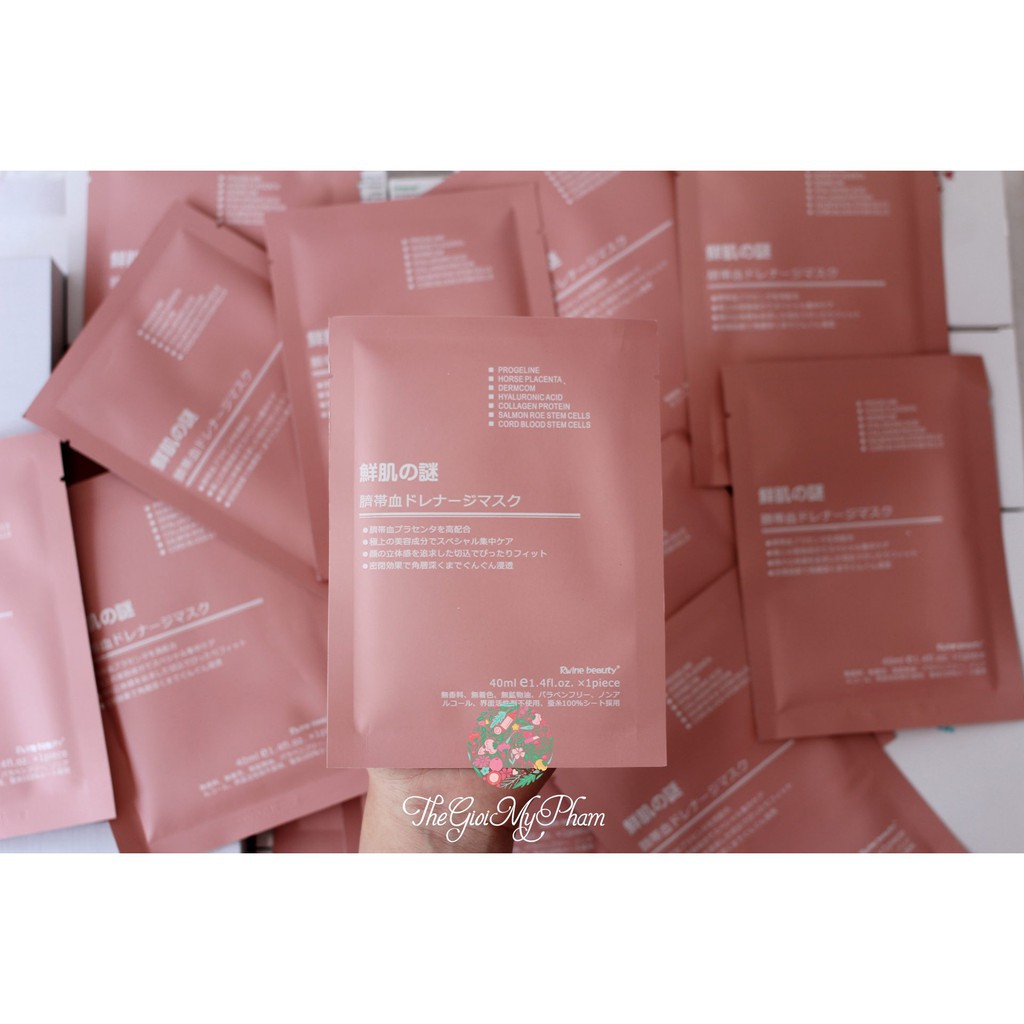 Chính hãng Mặt nạ nhau thai cuống rốn Nhật Bản Bán lẻ giá sỉ