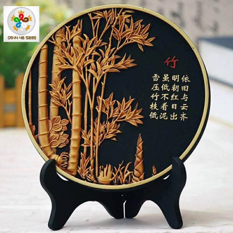 Tranh Đĩa Trang Trí Để Bàn, Than Hoạt Tính Lọc Không Khí, Làm Đẹp Ngôi Nhà Của Bạn