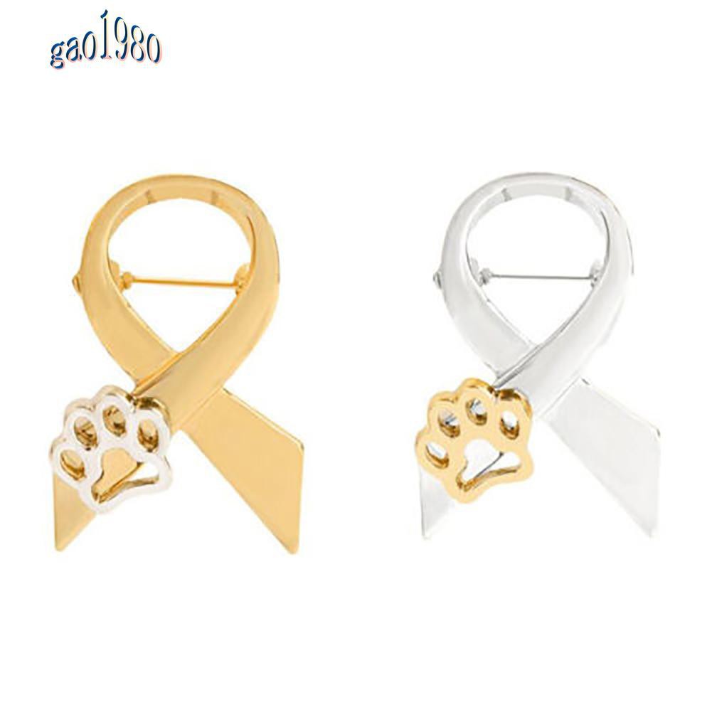 Ghim CàI ÁO HìNh DấU Chân CúN ĐíNh Kim Cương Giả ThờI Trang Cho Nữ