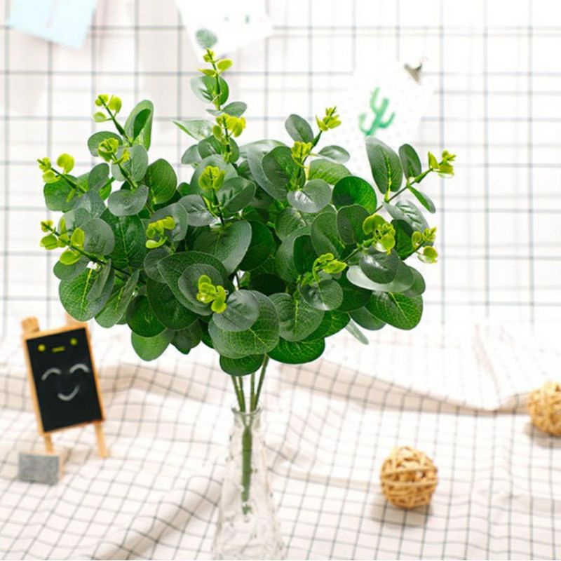 1 CỤM LÁ TÁO 16 NHÁNH DÙNG ĐIỂM CHO BÓ HOA SÁP ,HOA LỤA TRANG TRÍ NHÀ CỬA