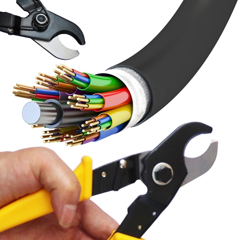Kìm Cắt Dây Cáp Bằng Nhôm Đồng Chuyên Dụng