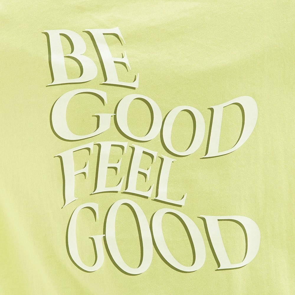 Áo Thun Cotton Nữ Hiệu GU Graphic "Be Good Feel Good" Chính Hãng 100% - GU Shop