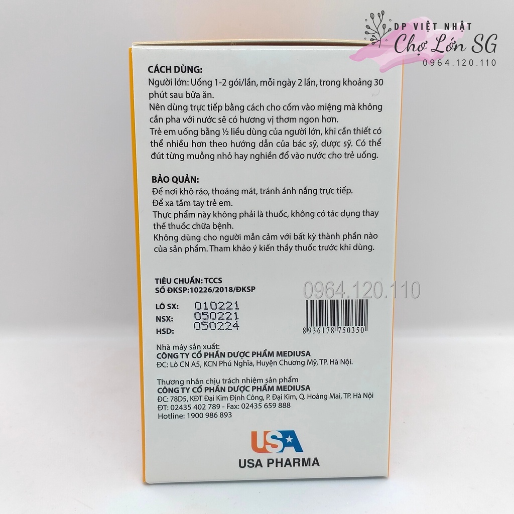 CỐM VI SINH BIOLACTOMIN GOLD CÂN BẰNG HỆ TIÊU HÓA ĐƯỜNG RUỘT CHỐNG TÁO BÓN KÍCH THÍCH ĂN NGON - Hộp 30 gói