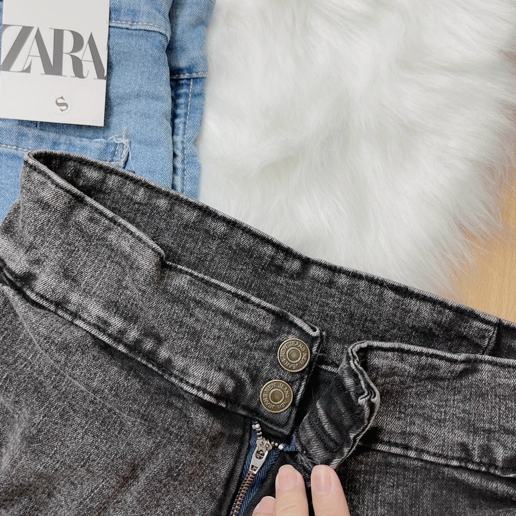 quần short jean 2 nút rút dây 2 bên cá tính l