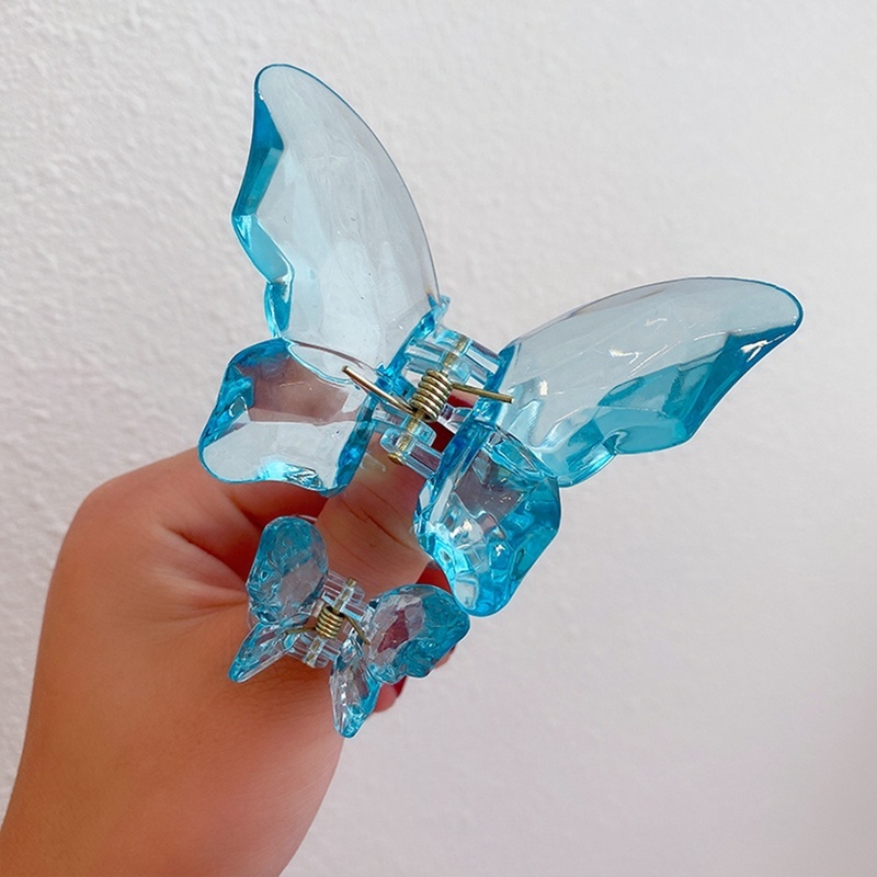 Kẹp Tóc Càng Cua Biến Hóa Đơn Giản Bằng Acrylic Pha Lê Lãng Mạn Thời Trang Cho Nữ