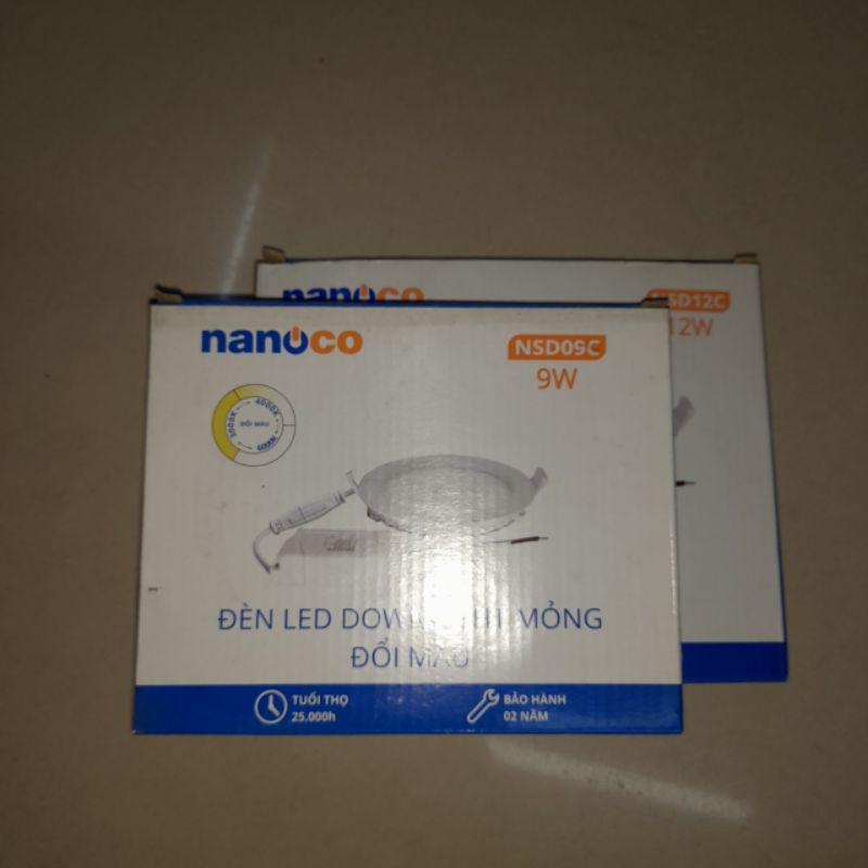 [Xả hàng]Đèn led âm trần đổi màu siêu mỏng Panasonic công suất 9w,12w mã số NSD12,NSD09