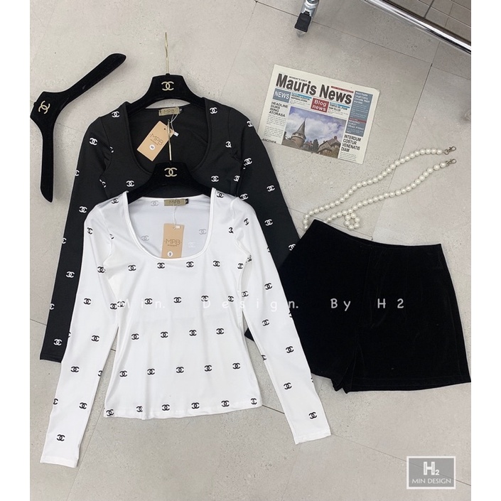 Sét áo thun chaneo+ quần sooc nhung siêu hót MPB | BigBuy360 - bigbuy360.vn