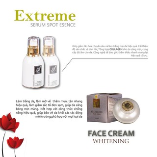 COMBO FACE PHÁP VÀ SERUM MỸ PHẨM A TRẮNG DA