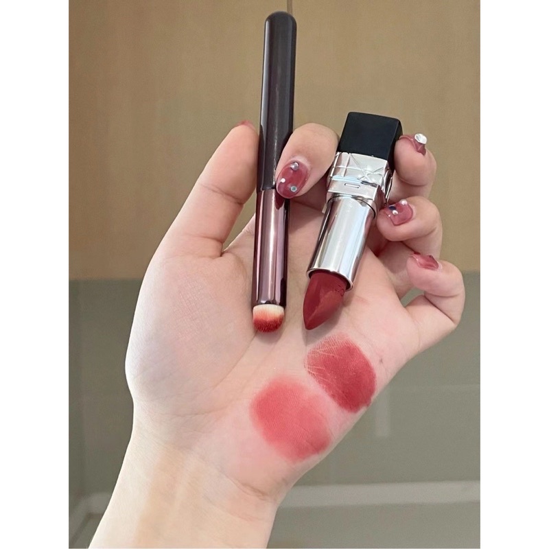 Cọ tán son môi hiệu ứng ombre, mềm mại cao cấp che khuyết điểm 2 trong 1