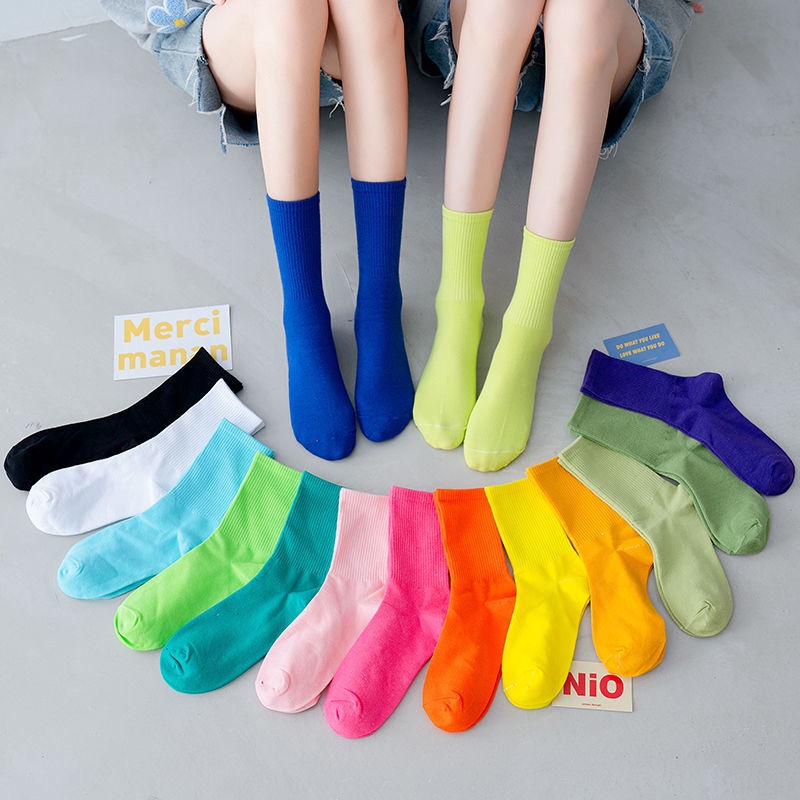 Vớ ống vừa màu sắc kẹo ngọt xinh xắn