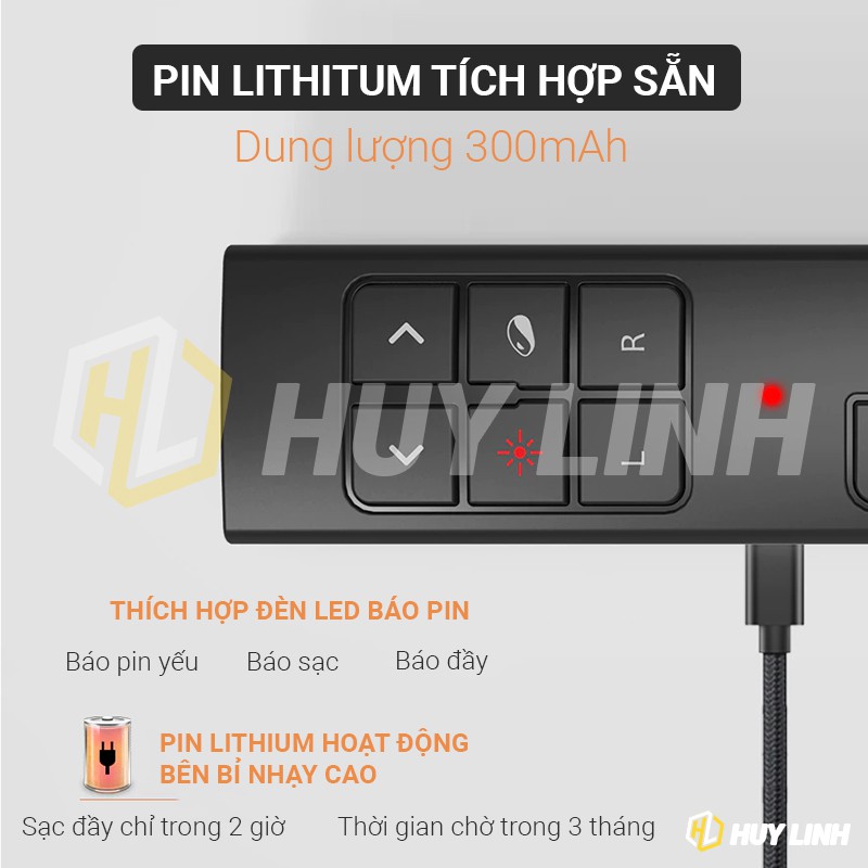 Bút Trình Chiếu Viboton PP-930 tia màu đỏ - Kiêm chuột bay có điều chỉnh âm lượng trực tiếp fullbox