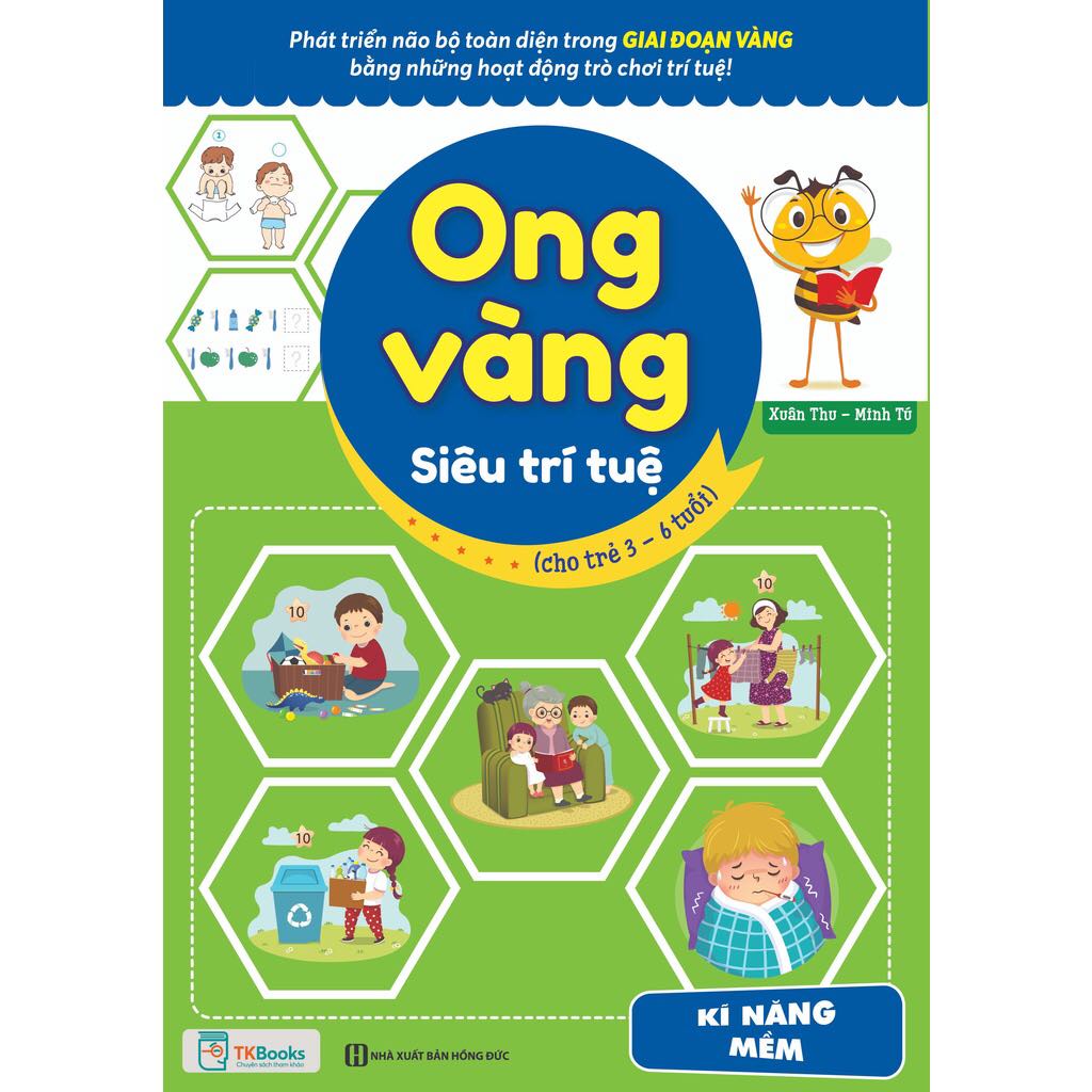 Combo sách - &quot;Ong vàng siêu trí tuệ dành cho trẻ 3-6 tuổi&quot;