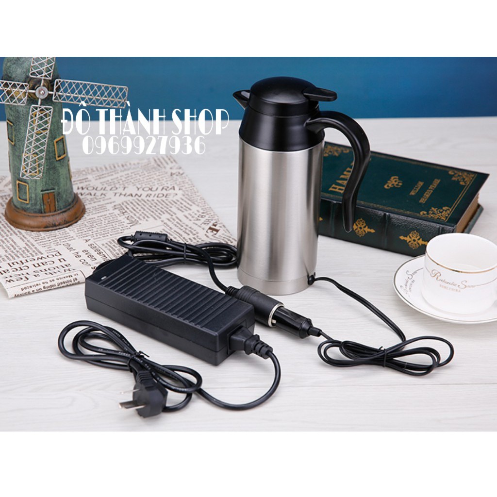 ẤM SIÊU TỐC ĐUN NƯỚC TRÊN OTO ĐIỆN 12V -24V 750MIL BH 6THÁNG ĐỔI MỚI 1 TUẦN