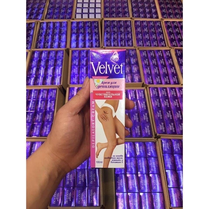 TẨY LÔNG VELVET nga tuýp 100ml