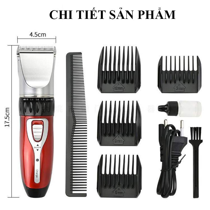 [ FREE SHIP ]Tông đơ cắt tóc cho bé JICHEN 0817 Hàng chính hãng - Tăng đơ cắt tóc gia đình người lớn trẻ em cao cấp