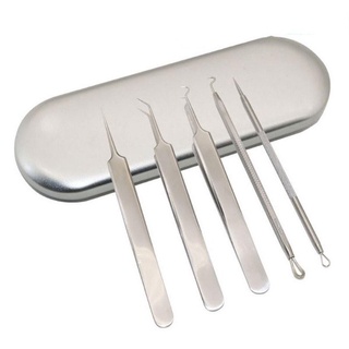 [Ảnh Thật – Clip thật] Bộ Dụng Cụ Nặn Mụn 5 Chi Tiết ( Cao Cấp )