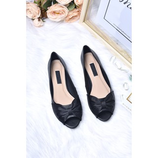 Giày búp bê hở mũi Merly 1256