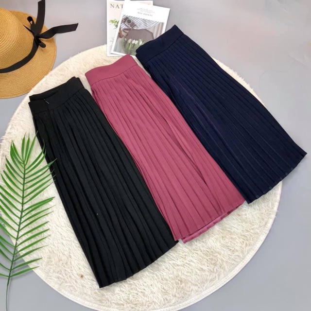 Chân váy xếp ly xinh lung linh