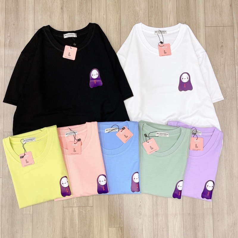 Áo Thun Tay Ngắn UNISEX in Decal Vô Diện - Hình chụp thật (Đủ size M-L-XL-XXL)