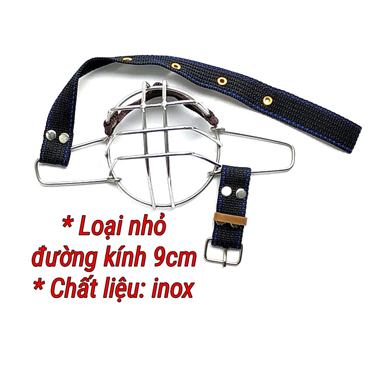 Rọ mõm chó inox size lớn(đường kính 12 cm)