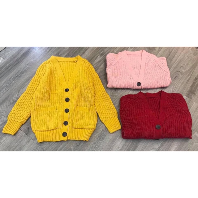 Cardigan len ngắn