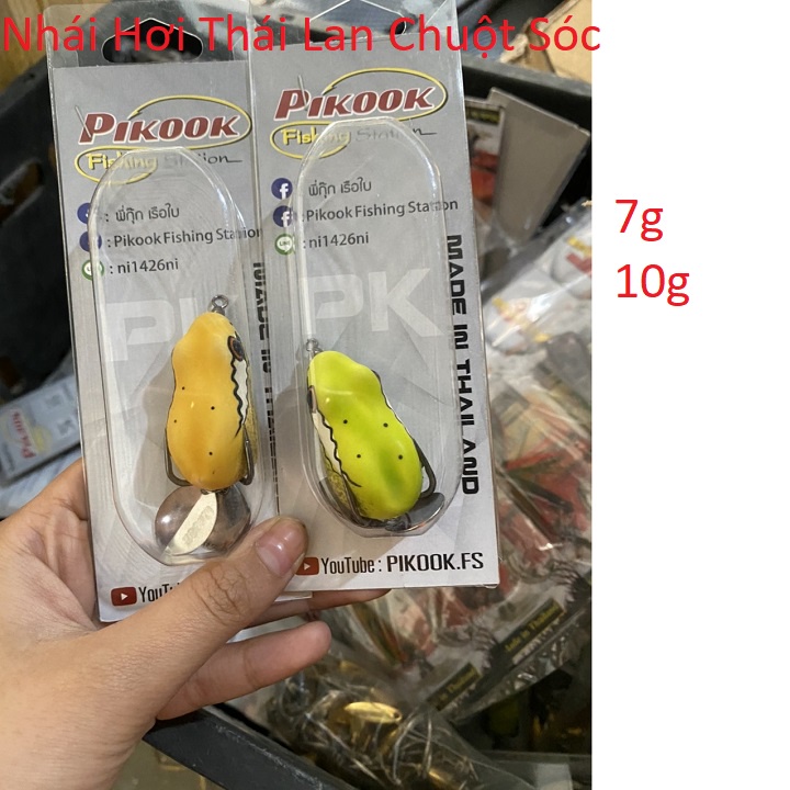 Mồi Hơi Thái Lan Chuột Sóc 7g Và 10g