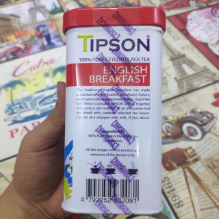 [Hỏa Tốc] Trà Tipson English Breakfast 85g