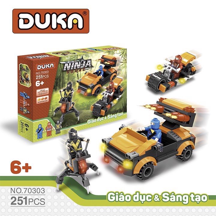Đồ Chơi Duka Ghép Hình - Chiến Binh Ninja Z70303