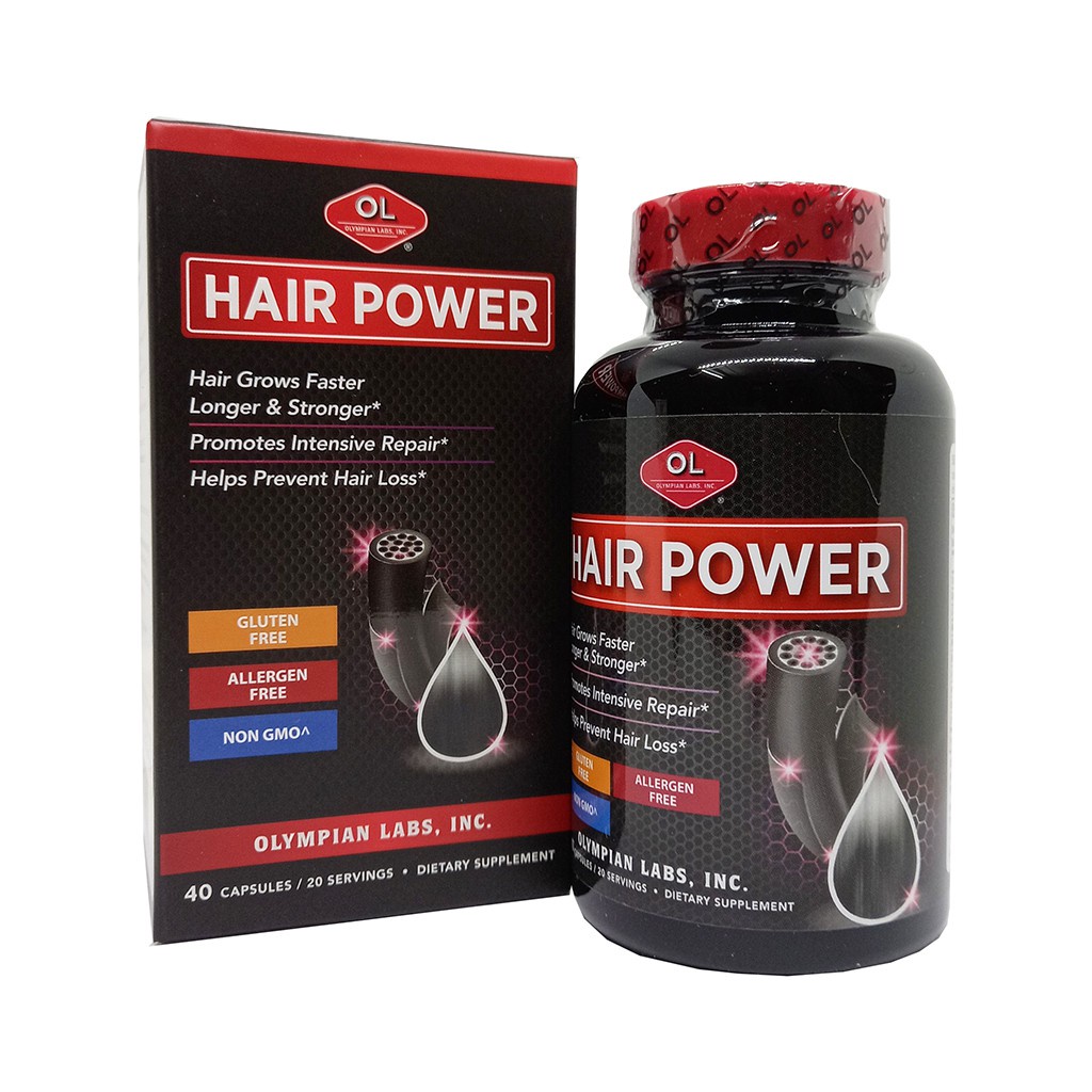 Viên Uống Giúp Giảm Gãy Rụng, Kích Thích Tóc Mọc Hiệu Quả Olympian Labs Hair Power
