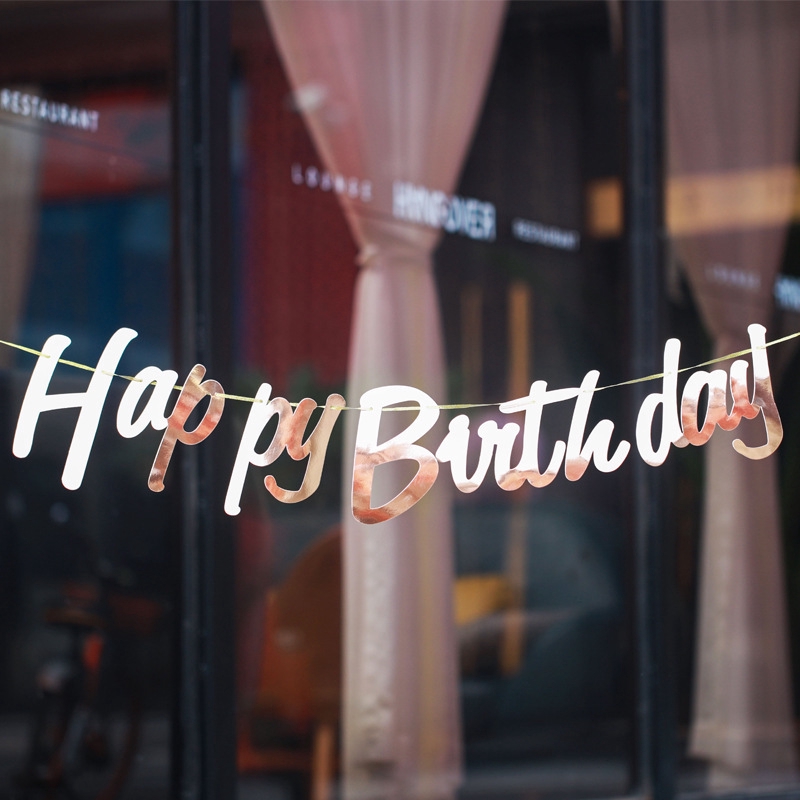 Banner Chữ Happy Birthday Trang Trí Tiệc Sinh Nhật