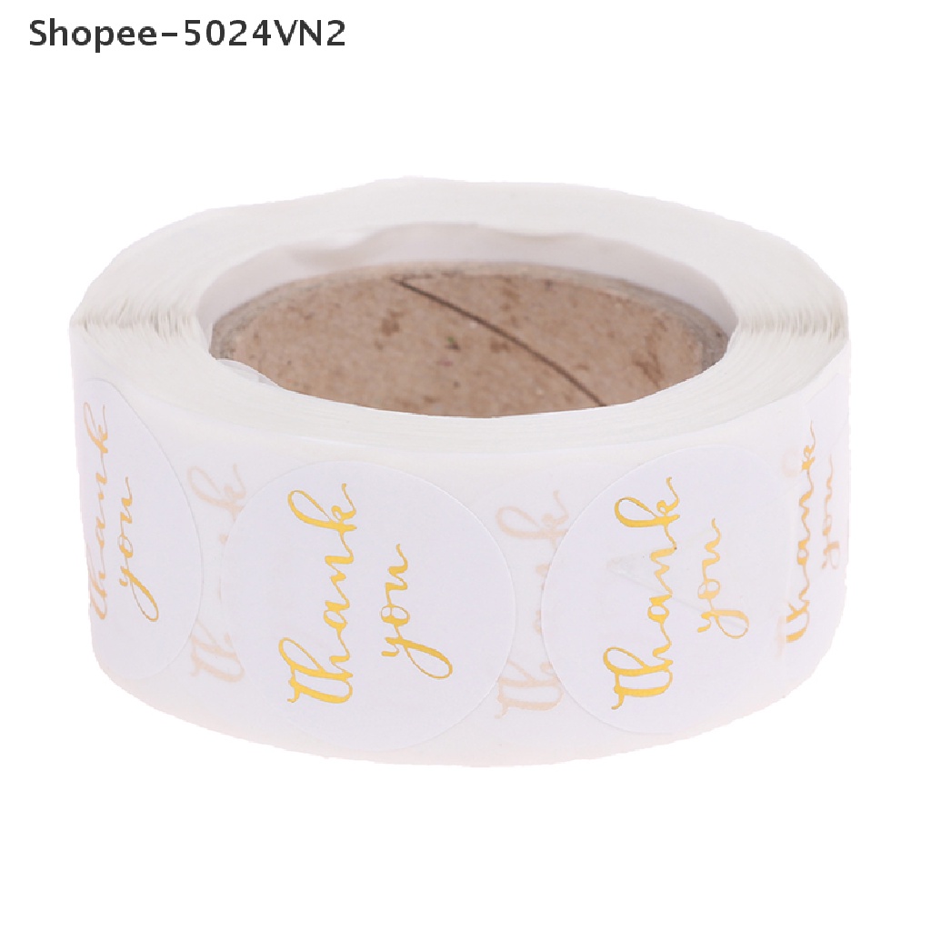 Cuộn 500 Nhãn Dán THANK YOU Trang Trí Sổ Tay Z