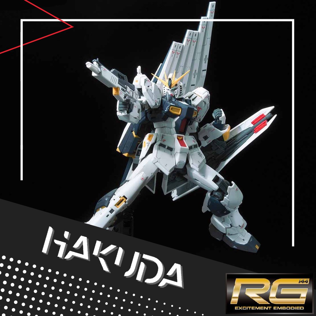 Mô hình RG 32 1/144 Nu Gundam - Chính hãng Bandai Nhật Bản