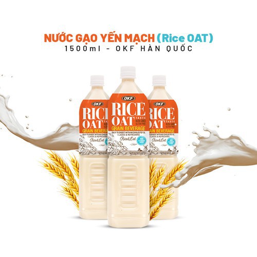 NƯỚC GẠO OKF 1.5L KHÔNG ĐƯỜNG HÀN QUỐC