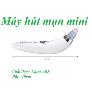 Rẻ Vô Địch Máy Hút Mụn Cầm Tay Derma Suction Cao Cấp VỎ XANH NHIỀU ĐẦU