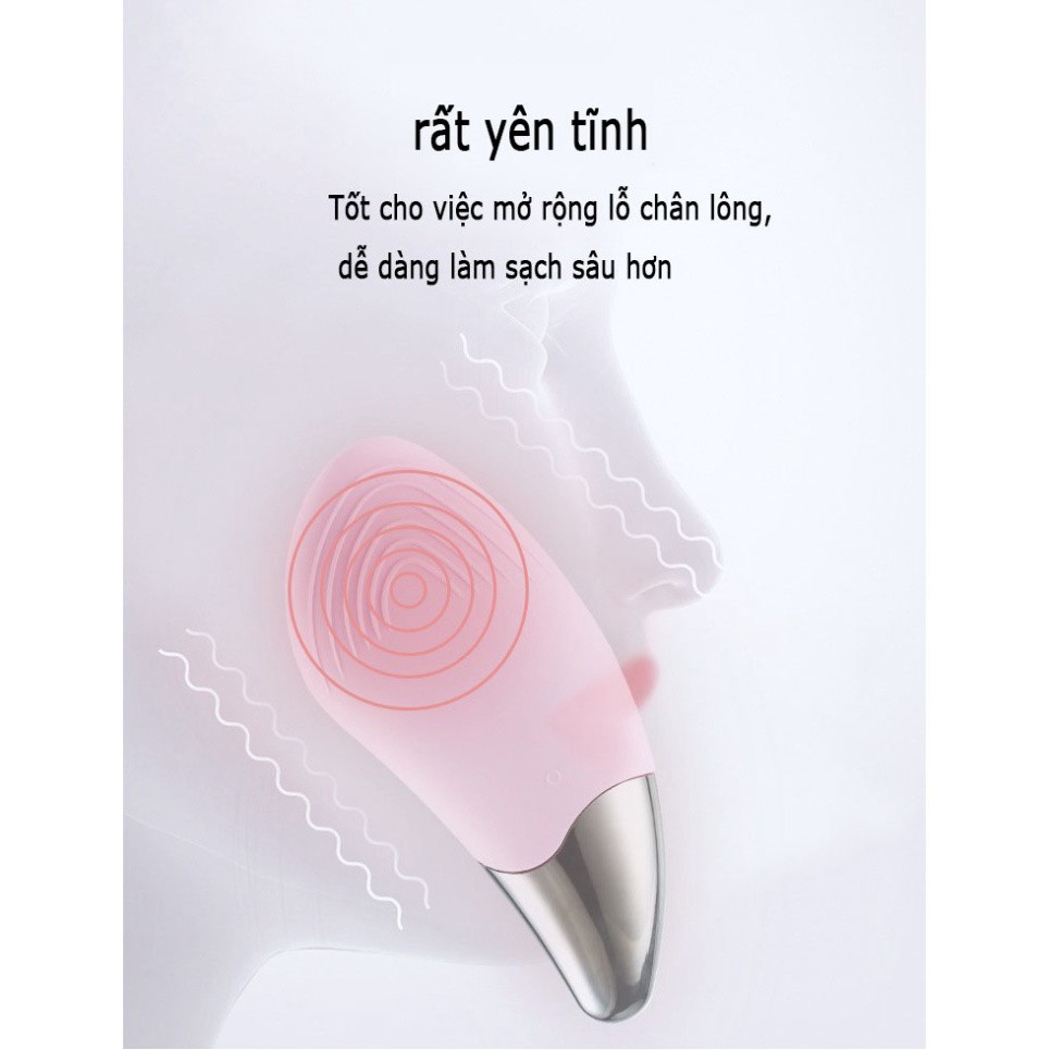 NGÀY DUY NHẤT Máy rửa mặt mini cầm tay cho nam và nữ, dùng kèm sữa rửa mặt, loại bỏ chất nhờn, bụi bẩn, tế bào chết HiYo