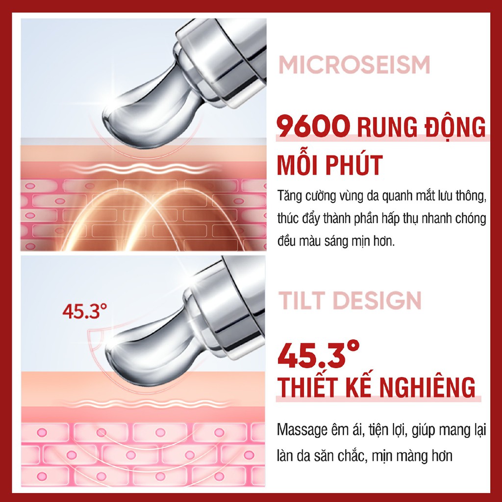 Bút Massage Mắt Kem Eye Cream BAIMISS Dưỡng Da Chống Lão Hóa Giảm Thâm Quầng Mắt 20g BMYR119