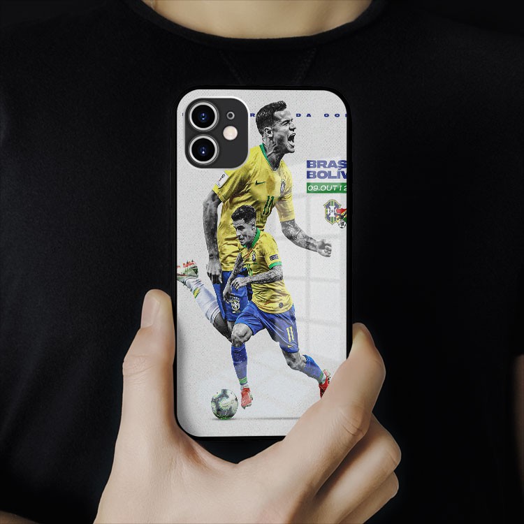 Ốp lưng kính xsportcase Philip Coutinho Iphone 7 - Iphone 12 pro max OK-FOO20010219