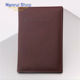 bao da đựng passport hộ chiếu chống thấm nước, chống bám bẩn
