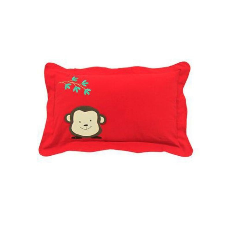 Áo gối nằm Hometex cho bé 30x50 thêu đắp thú, vỏ áo gối trẻ em