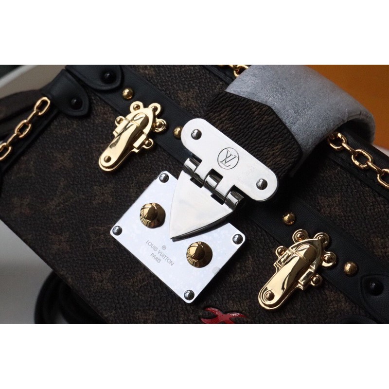 Cặp/Túi đeo chéo dáng hộp Louis Vuitton LV Petite Malle cao cấp hàng 1-1 vip thiết kế mới độc đáo