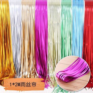 Phụ kiện trang trí sinh nhật cho bé đẹp rẻ - Rèm kim tuyến
