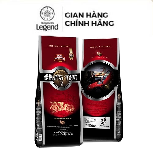 [Cà Phê Phin] Combo 2 Bịch Cà phê Rang Xay Sáng Tạo 3 - Trung Nguyên Legend - 340gr (Arabica sẻ)