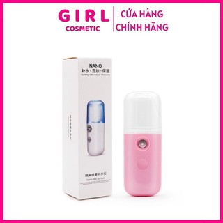 Máy phun sương mini - máy xịt khoáng mini nano cầm tay giúp cấp ẩm tức thì cho da mịn màng