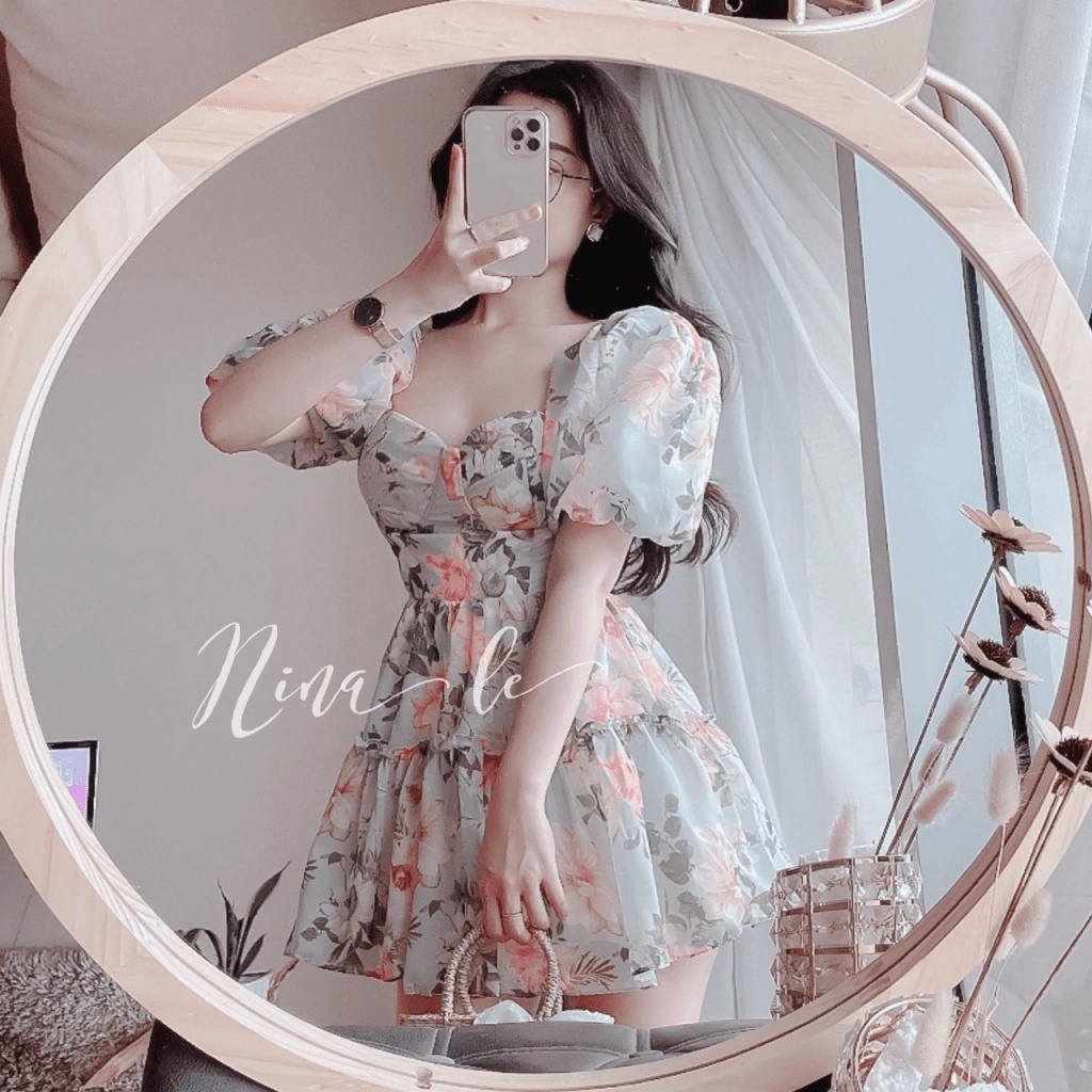 đầm lụa voan công chúa tự tin khoe dáng hhp fashion