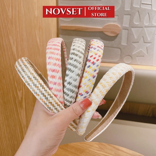 Băng Đô Cói Cài Tóc NOVSET Bờm Cói Handmade Xinh Xắn Cho Nàng #BCOI [ MÃ E505 ]