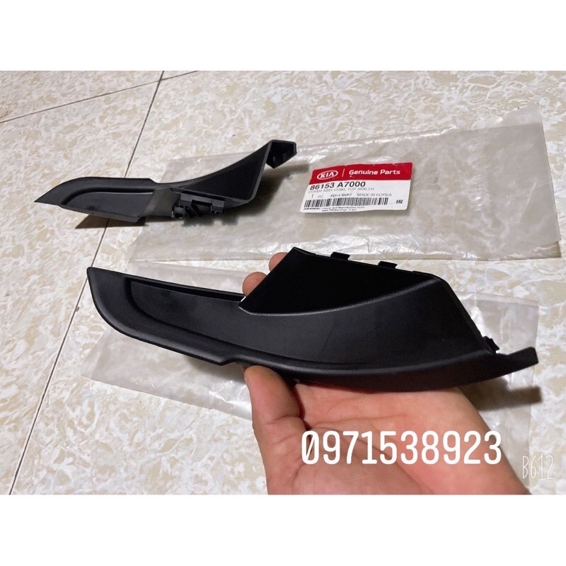 Ốp nhựa chân kính chắn gió trái & phải kia K3 CARETO xịn chính hãng 86154A7000