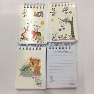 sổ lò xo A6,sổ lò xo A7 (Hải Tiến 200trang) ٩(^‿^)۶