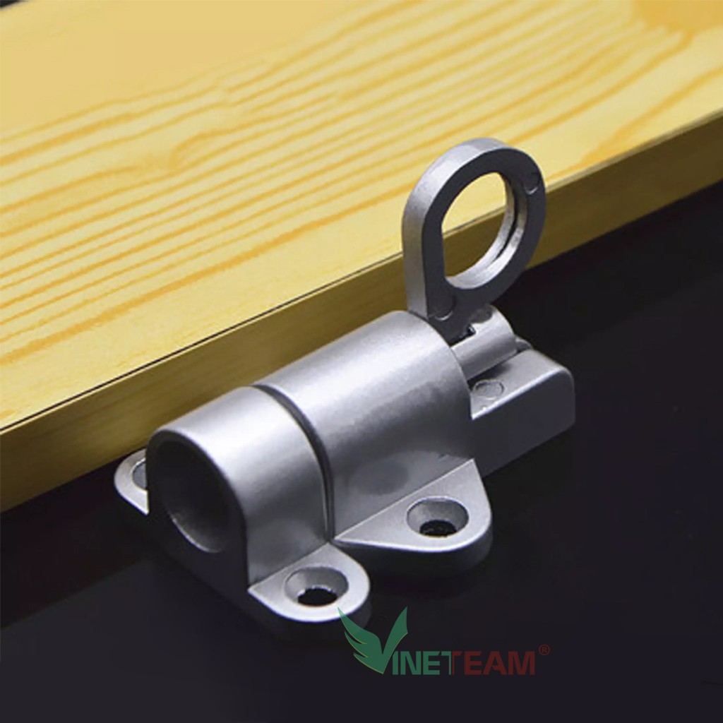 Chốt khóa cài cửa tự động cửa sổ cửa ra vào an toàn tự động bằng hợp kim nhôm (kèm ốc vít) -DC4588